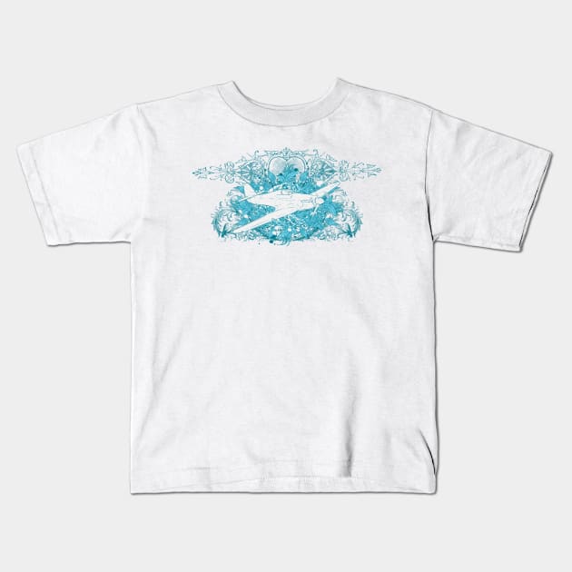 Stop That Plane Kids T-Shirt by viSionDesign